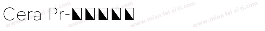 Cera Pr字体转换